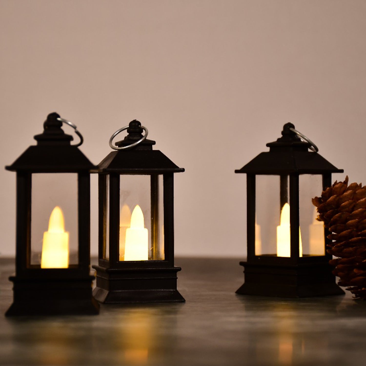 6555 Classic Style Lantern With Artificial Rustic Battery-Operated Flameless Candle Light For Home Decoration - Good For Indoor & Outdoor Use (Pack of 24) DeoDap 6555 Classic Style Lantern With Artificial Rustic Battery-Operated Flameless Candle Light For Home Decoration - Good For Indoor & Outdoor Use (Pack of 24) DeoDap